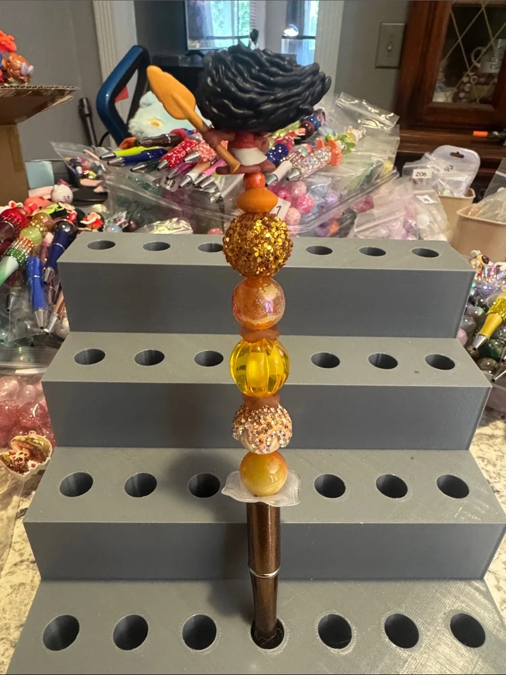 NWOT Disney Doorables Moana Beaded Pen Handmade by Me